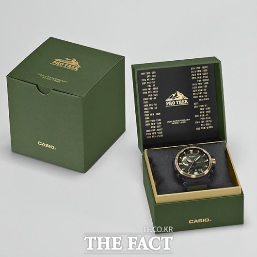 다카이치 사나에 일본 총리가 이재명 대통령에게 선물한 카시오 손목시계. /청와대