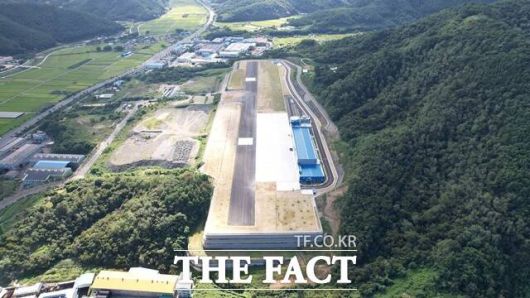 가산일반산업단지 회전익 비행센터 모습. /진주시