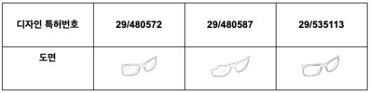 구글이 확보한 글래스 관련 디자인 특허 예시