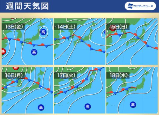 2025년 장마기간, 시기 (사진출처=웨더뉴스)