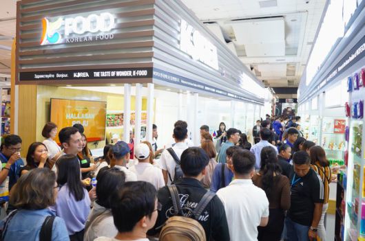 2025 마닐라 식품박람회(WOFEX) 한국관 전경(사진=한국농수산식품유통공사)