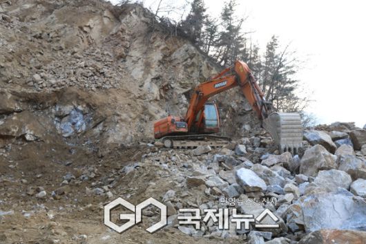 가평군 두밀리 대청비료 현장 [사진/ 김서중 기자]