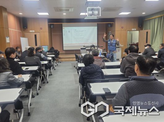 (사진제공=동구) 노동자지원센터, ‘드론으로 여는 새로운 일거리 탐색’ 특강