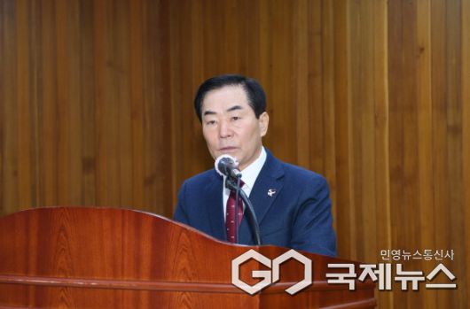 (사진제공/창녕군) 2026년도 창녕군 시무식 모습.