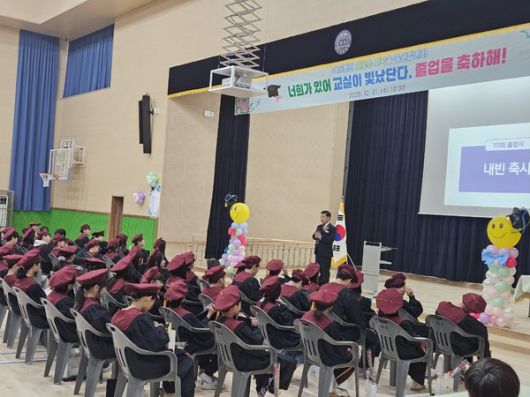 (사진=장수교육지원청)추영곤 장수교육장 축사 모습
