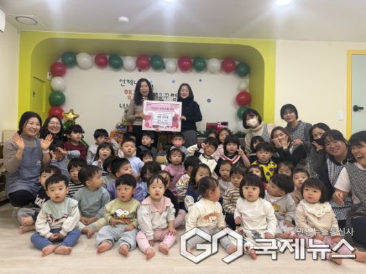 동부동 리틀그린어린이집, 라면 400개 기탁(사진=용인시)