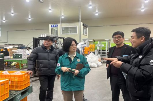 변인순 부군수 APC 방문 모습.(제공=보은군청)