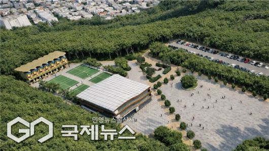 부산 사하구 신평 예비군훈련장 조감도/제공=부산시기본구상(안)