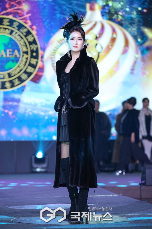 ▲ 글로벌탑모델상 수상자 시니어 모델 장은미 / ⓒ이대웅 기자