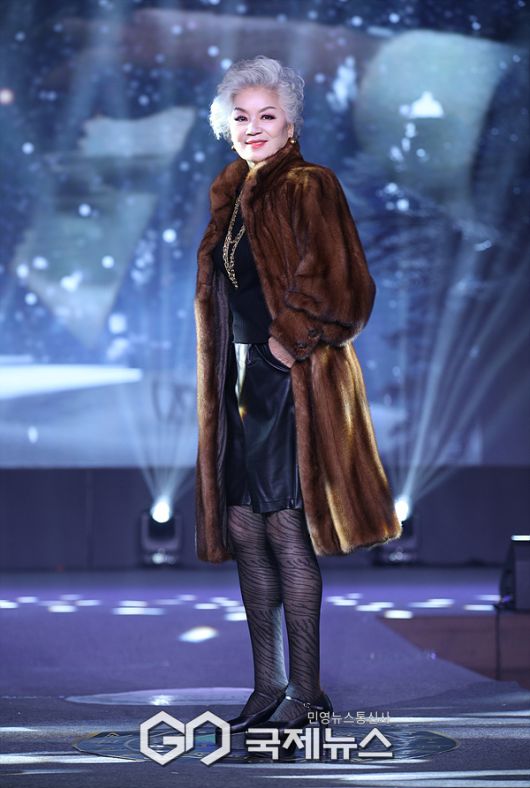 ▲ 글로벌탑모델상 수상자 시니어 모델 백갑만 / ⓒ이대웅 기자