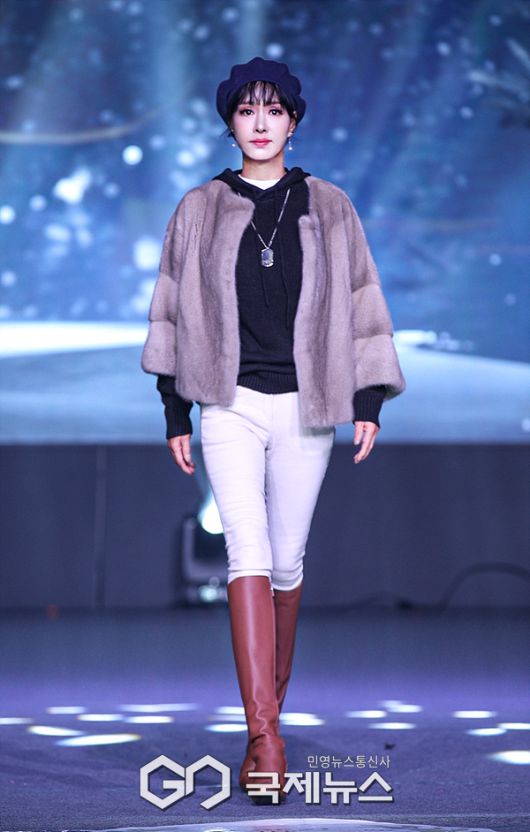 ▲ 글로벌탑모델상 수상자 시니어 모델 우자영 / ⓒ이대웅 기자