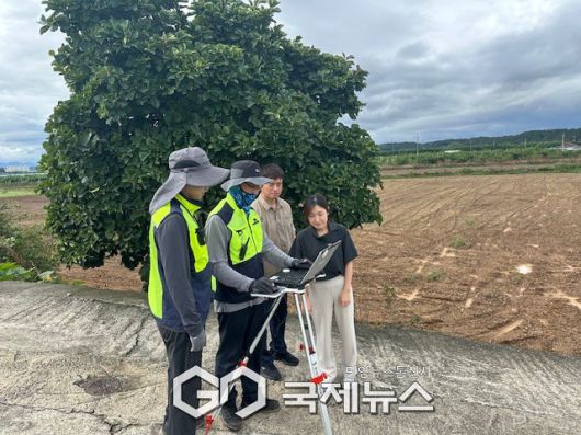 (제공=영천시) 지적재조사 업무 현장