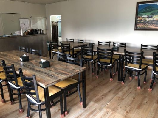 ]산청군 입식테이블 지원 자료사진