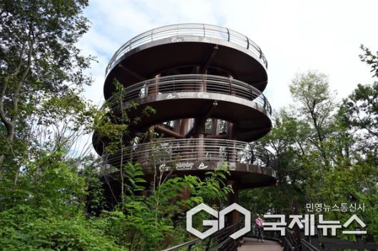 (사진제공/밀양시) 밀양시 용두산 달팽이 전망대 모습.