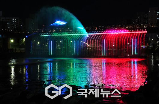 경춘철교 음악분수 [사진제공=노원구청]