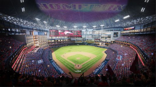 스타필드청라 조감도. 2027년 말 준공 예정인 는 멀티스타디움(돔구장)과 복합쇼핑시설이 결합된 랜드마크로 조성돼 K팝 및 해외 유명 아티스트 공연, e-스포츠 국제대회 공간 등으로 활용 예정이다. 사진=인천경제청