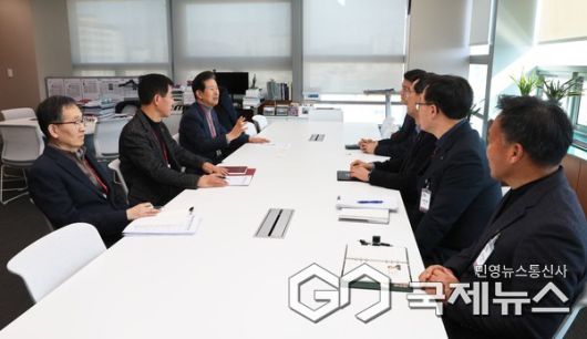 (사진제공=울산시) 도로교통공단 울산경남지부 지역 본부장 울산시청 내방