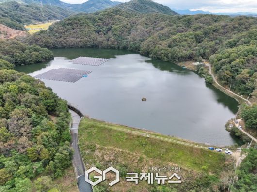 (제공=한국농어촌공사) 문경시 산북면 회룡지 전경