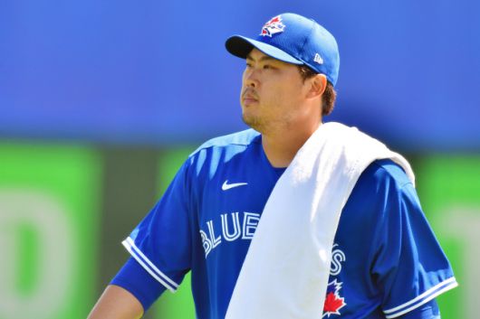 토론토 블루제이스 류현진은 2019년부터 3년 연속 개막전 선발투수의 영광을 누리고 있다. AFP연합뉴스