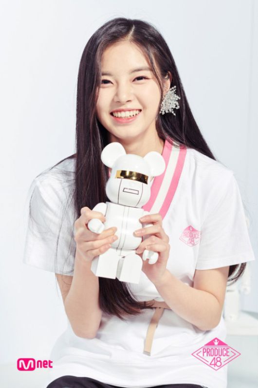 Mnet ‘프로듀스48’ 출연 당시 홍예지.