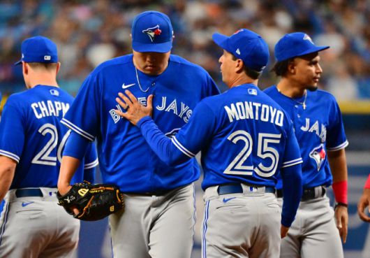 토론토 블루제이스 찰리 몬토요 감독은 류현진없는 2022시즌을 꾸려가야 한다. AFP연합뉴스
