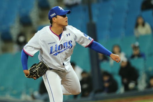 삼성 좌완 이승현이 26일 대구삼성라이온즈파크에서 열린 2023 KBO리그 정규시즌 두산전에서 역투하고 있다. 사진제공 | 삼성 라이온즈