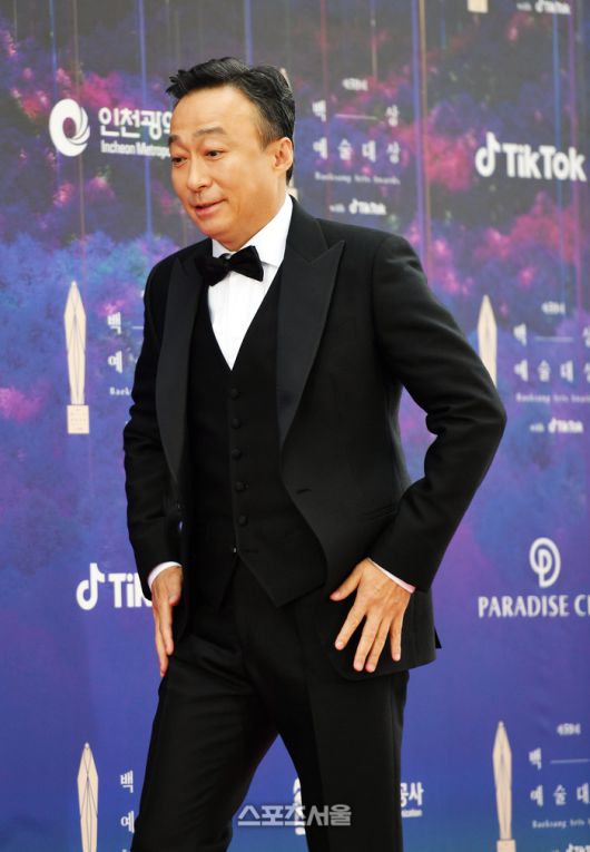 [포토]손둘곳이 ‘백상예술대상’ 이성민