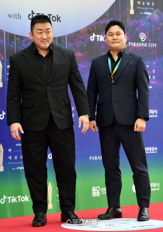 [포토]범죄도시 마동석과 이상용 감독‘’브로맨스‘