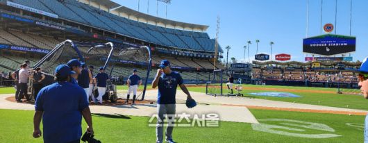 토론토 블루제이스 류현진에게 다저스타디움은 제2의 고향이나 다름없다. 사진=문상열전문기자