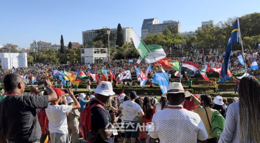 ‘2023 리스본 세계청년대회(WYD)’. 사진|김현덕 기자
