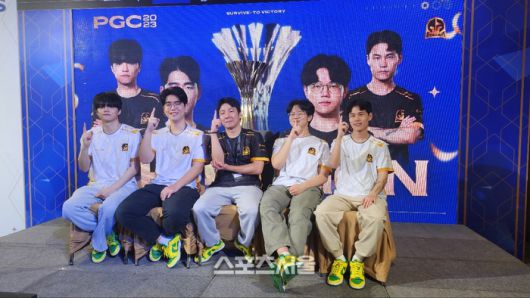 다나와 e스포츠가 3일 태국 방콕의 센트럴 랏프라오 BCC홀에서 열린 ‘PGC 2023’ 그랜드 파이널에서 최종 우승을 차지했다. 방콕=김민규기자 kmg@sportsseoul.com