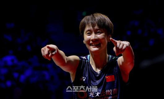 안세영의 라이벌 중국의 천위페이. BWF