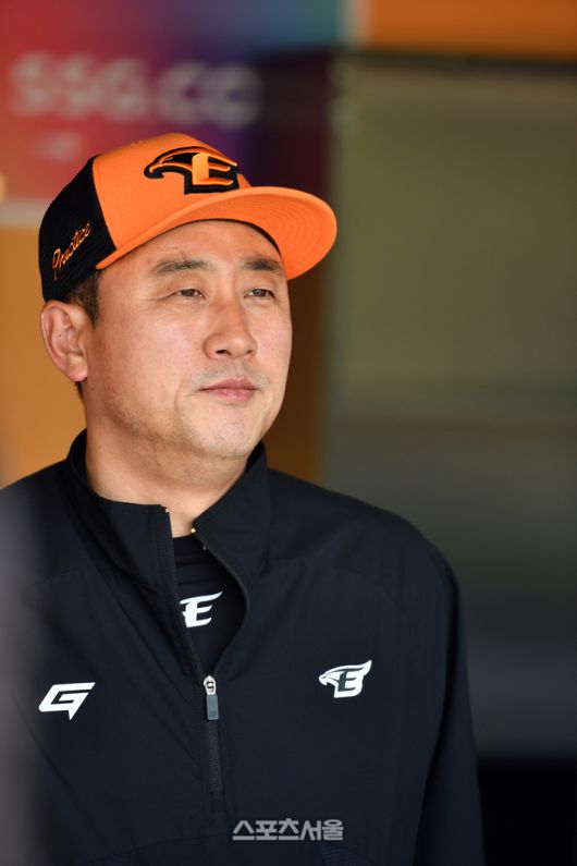 한화 최원호 감독. 사진 | 강영조기자 kanjo@sportsseoul.com