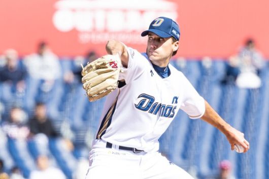 NC 카일 하트가 10일 창원NC파크에서 열린 KIA와 시범경기에서 공을 던지고 있다. 사진 | NC 다이노스