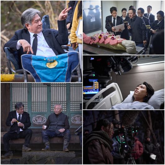 ‘파묘’ 비하인드 스틸컷. 사진 | 쇼박스