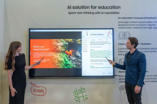 전자칠판 솔루션. 사진 | 삼성전자