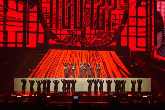 19일 엔시티 127 네 번째 단독 콘서트 ‘엔시티 127 4TH 투어 ‘네오 시티 – 더 모멘텀’’이 열린 서울 구로구 고척스카이돔. 사진 | SM