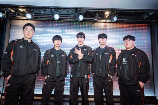 한화생명e스포츠 선수단. 사진 | LCK