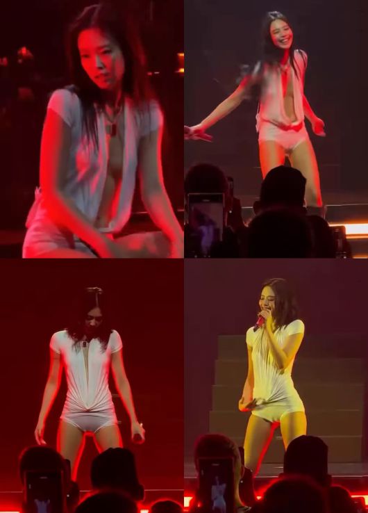 제니.  ‘The Ruby Experience’  LA 공연 유튜브 동영상 캡쳐