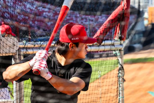 KIA 김도영이 25일 광주-기아 챔피언스 필드에서 열린 2025 KBO리그 LG전에 앞서 훈련을 소화하고 있다. 사진 | KIA 타이거즈