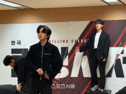 배우 유승호와 양지원이 연극  ‘엔젤스 인 아메리카-파트원:밀레니엄이 다가온다’에 이어 올해 연극 ‘킬링시저’로 다시 호흡을 맞춘다. 사진 | 표권향 기자 gioia@sportsseoul.com