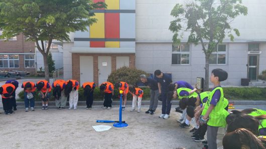 2025 KBO 찾아가는 티볼교실 교육 모습. 사진 | KBO