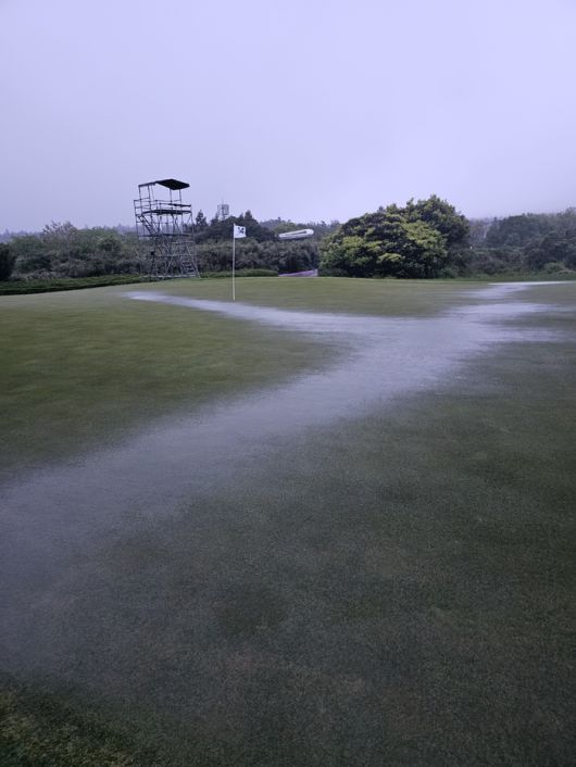 KPGA 클래식이 열리는 제주 서귀포시의 사이프러스 골프&리조트 상황. 사진 | KPGA