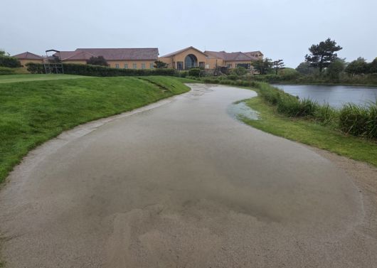 KPGA 클래식이 열리는 제주 서귀포시의 사이프러스 골프&리조트 상황. 사진 | KPGA