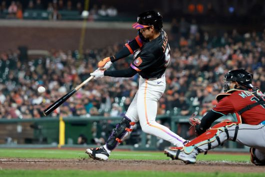 이정후는 전날 경기에 이어 이틀 연속 침묵했다. 사진 | AFP 연합뉴스