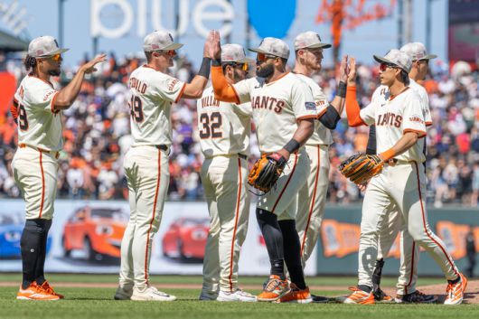 샌프란시스코는 19일(한국시간) 미국 캘리포니아주 샌프란시스코 오라클 파크에서 열린 2025 메이저리그(ML) 정규시즌 오클랜드전에서 3-2로 이겼다. 3연승이다. 사진 | Imagn Images 연합뉴스