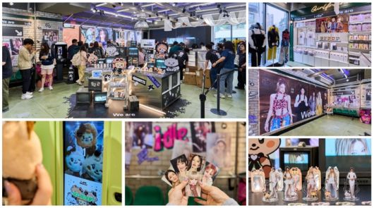 ‘i-dle We are POP-UP’ 내부 전경. 사진 | IPX