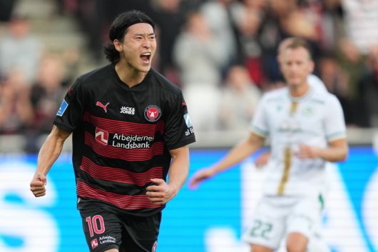 미트윌란의 조규성. 사진| EPA연합뉴스