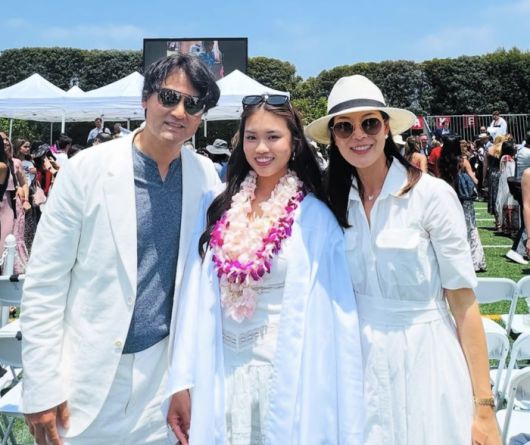 박찬호(왼쪽)-박리혜 부부와 장녀 애린 양. 박찬호 인스타그램.