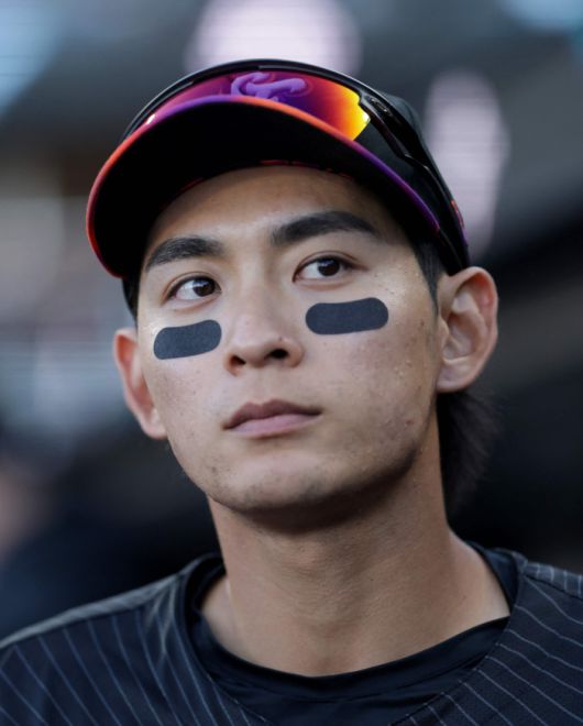 이정후가 그라운드를 지켜보고 있다. 사진 | AFP연합뉴스